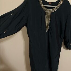 Dark green Indian dress
